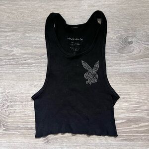 IAMKOKO.LA PLAYBOY RHINESTONE TANK